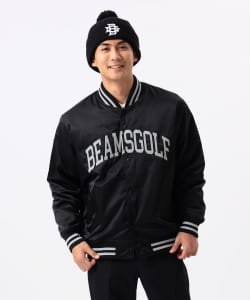 ORANGE LABEL / 撥水 カレッジロゴ スタジアム ブルゾン