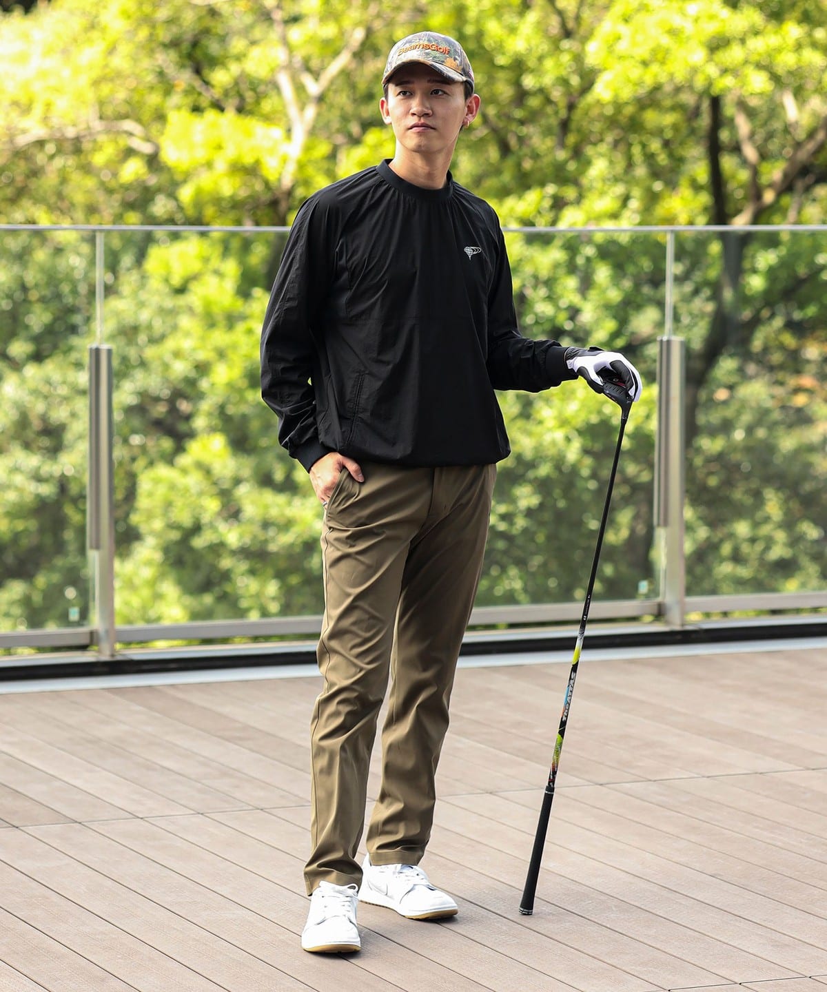 BEAMS GOLF（ビームス ゴルフ）ORANGE LABEL / メッシュ裏地付き