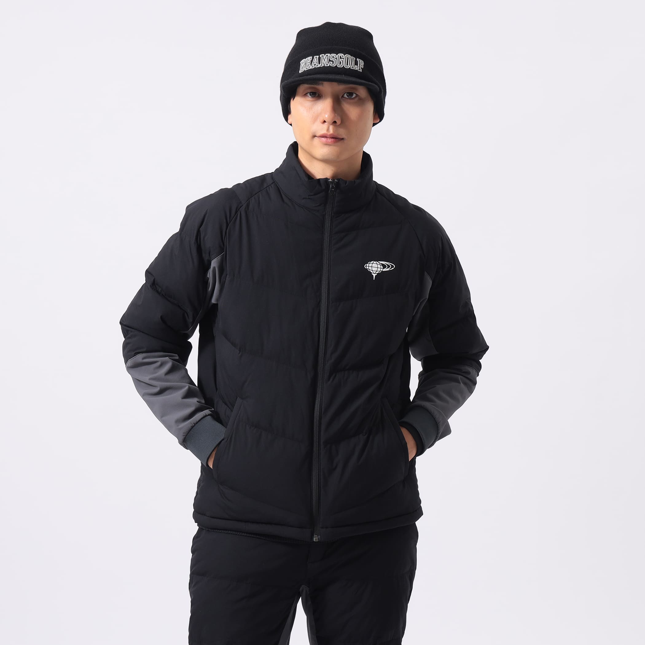 BEAMS GOLF ブルゾン XL ブラック BEAMS GOLF（ビームス ゴルフ）ORANGE LABEL / レオフィール（R