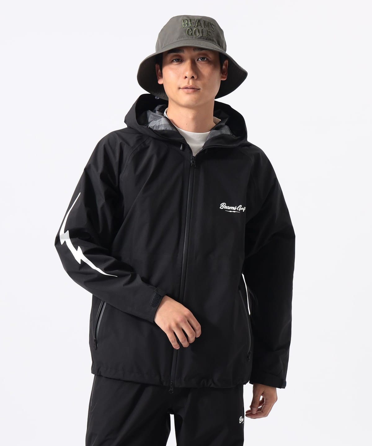 BEAMS GOLF フードジャケット L 美品 BEAMS GOLF BEAMS GOLF ORANGE / Hybrid Padding Hoodie (Blouson