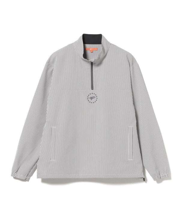 ORANGE LABEL / シアサッカー 撥水 ハーフジップ ブルゾン