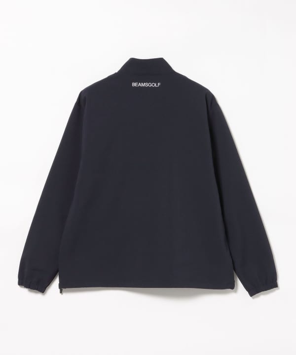 ORANGE LABEL / シアサッカー 撥水 ハーフジップ ブルゾン