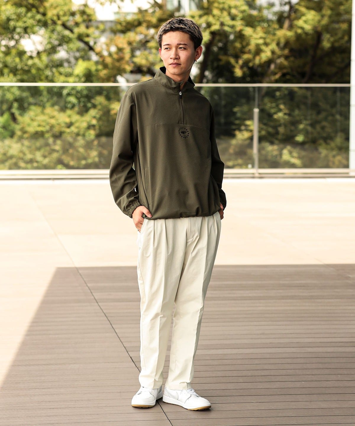 BEAMS GOLF（ビームス ゴルフ）ORANGE LABEL / シアサッカー 撥水