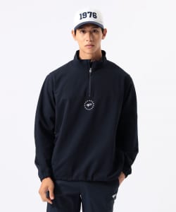 ORANGE LABEL / シアサッカー 撥水 ハーフジップ ブルゾン