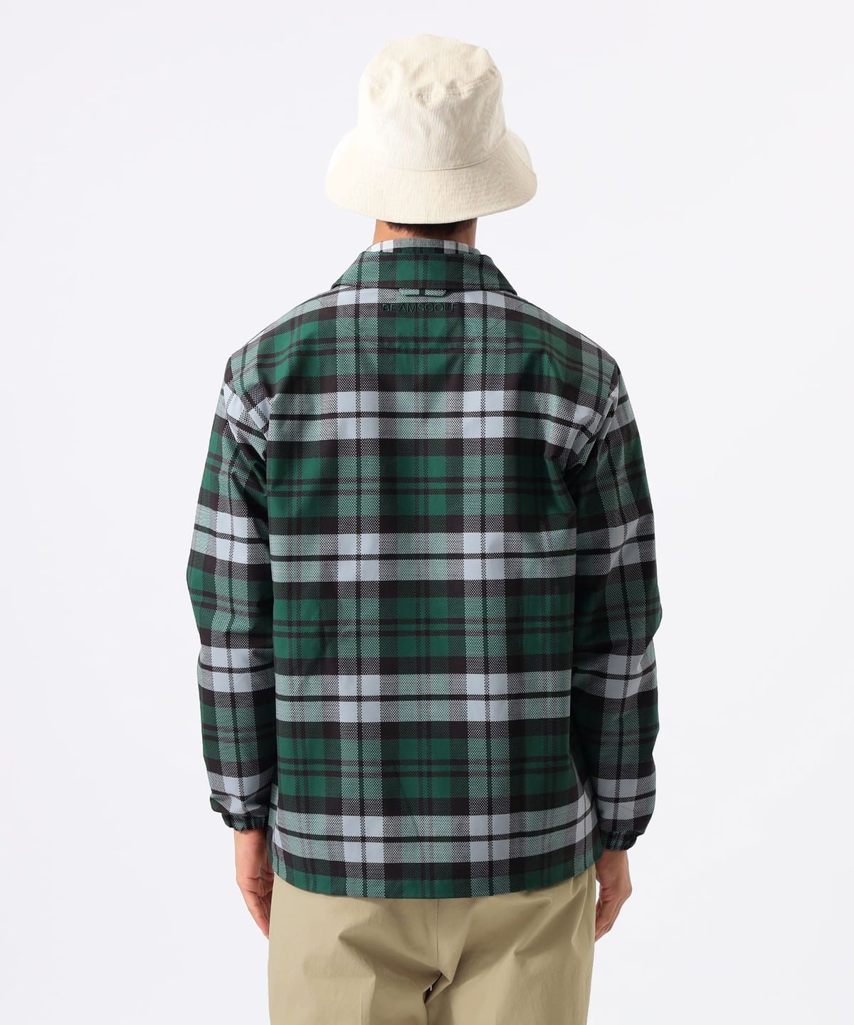 BEAMS GOLF（ビームス ゴルフ）ORANGE LABEL / 撥水チェック コーチ
