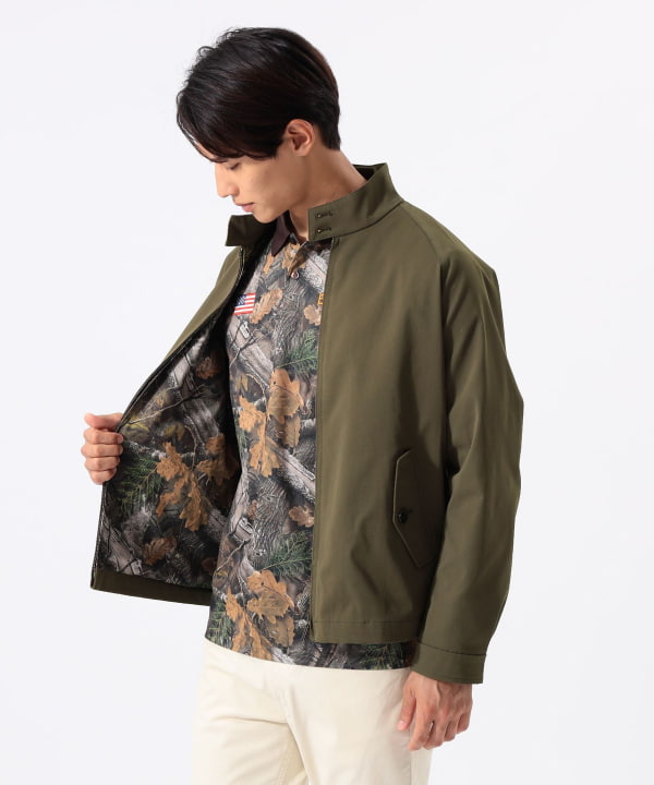 【別注】BARACUTA / G4 TREE CAMO ブルゾン Model : H:185 B:93 W:72 H:92  Size：L