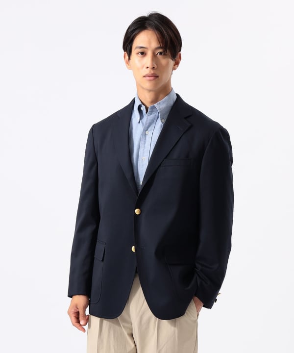 【別注】J.PRESS / ブレザー ジャケット Model : H:185 B:93 W:72 H:92  Size：L