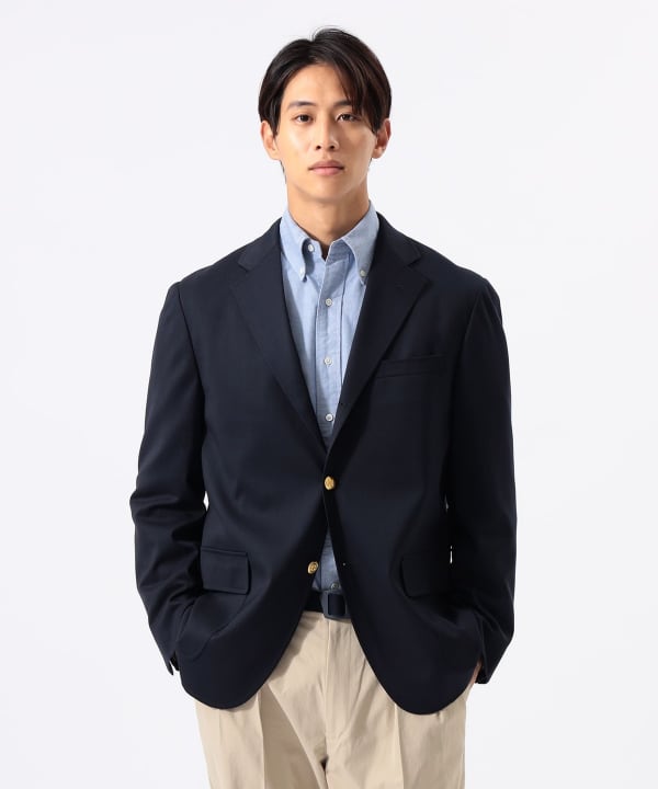 【別注】J.PRESS / ブレザー ジャケット Model : H:185 B:93 W:72 H:92  Size：L
