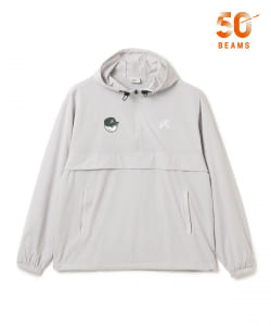 【別注】MALBON GOLF / グリーンキャップバケッツロゴ アノラックパーカー