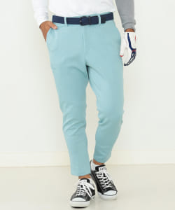 BEAMS GOLF ORANGE LABEL / チェックエンボス クロップドパンツ