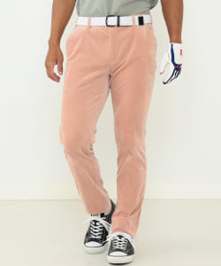 【アウトレット】BEAMS GOLF ORANGE LABEL / スターフラッグロゴ ツアー ストレッチコーデュロイパンツ（0003CL）