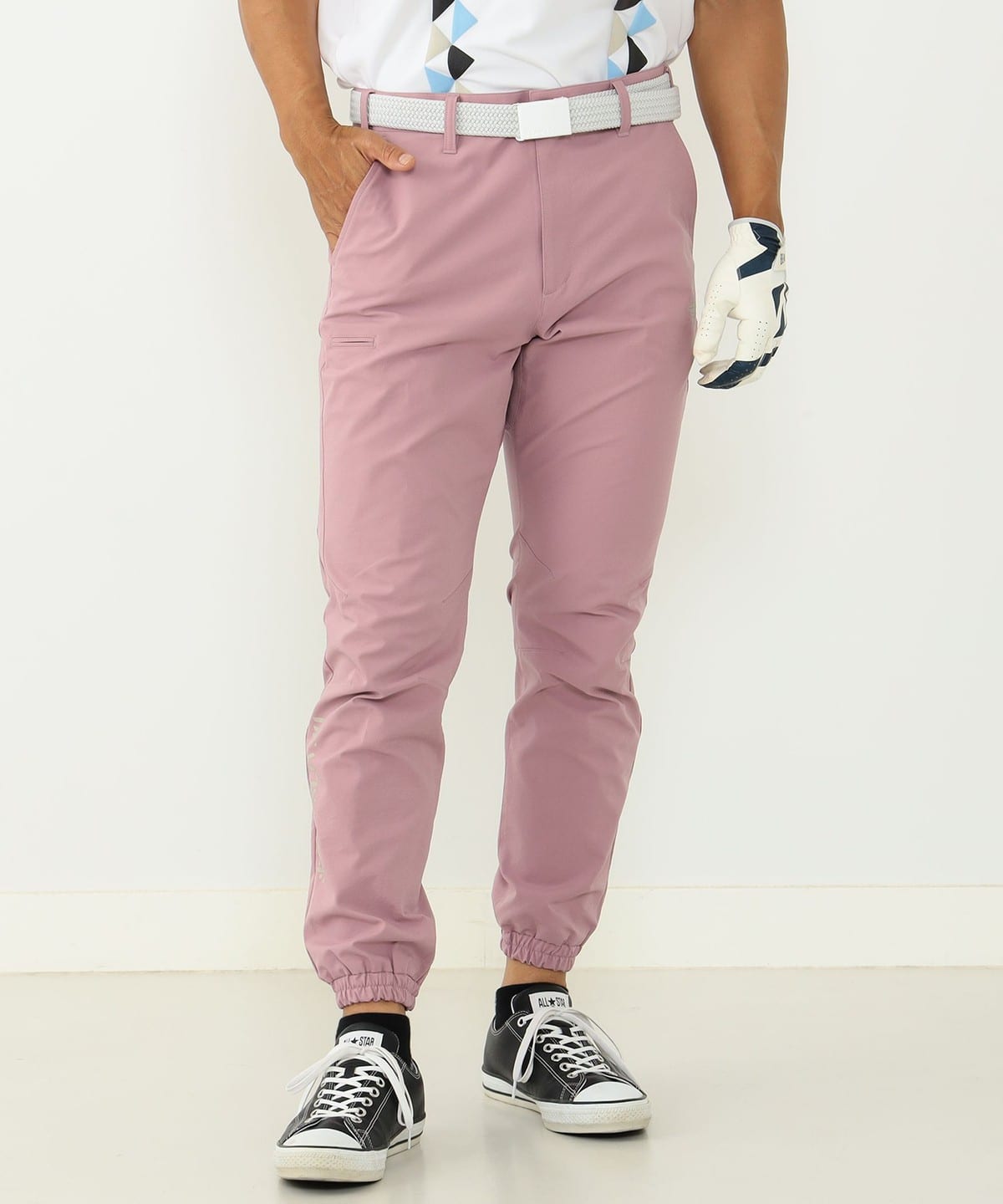 [Outlet] BEAMS GOLF ORANGE LABEL / Stretch twill cutting jogger 