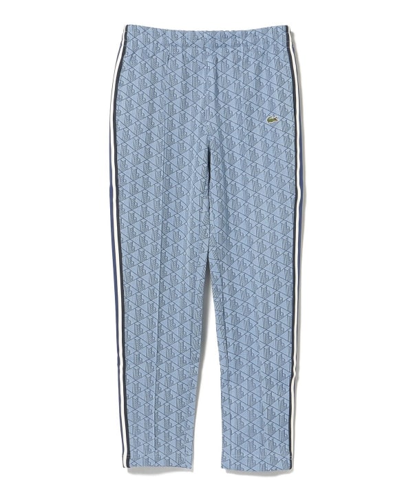 BEAMS GOLF BEAMS GOLF LACOSTE側邊貼附交織字母提花運動褲