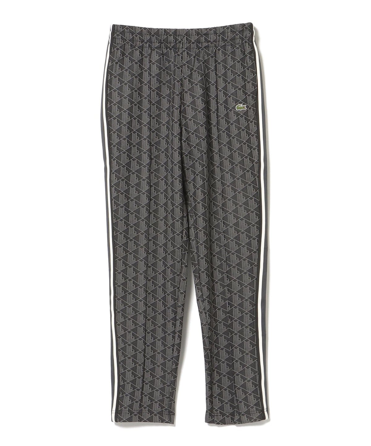 BEAMS GOLF BEAMS GOLF LACOSTE側邊貼附交織字母提花運動褲