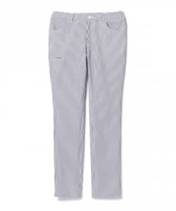 【吸水速乾】BEAMS GOLF ORANGE LABEL / サッカーストライプ ５ポケットパンツ