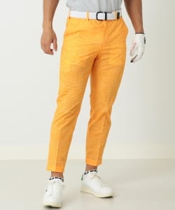 BEAMS GOLF ORANGE LABEL / シャンブレー クールドッツ クロップド パンツ