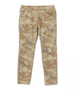 ▲Lee×BEAMS GOLF / 別注 迷彩 スキニーパンツ
