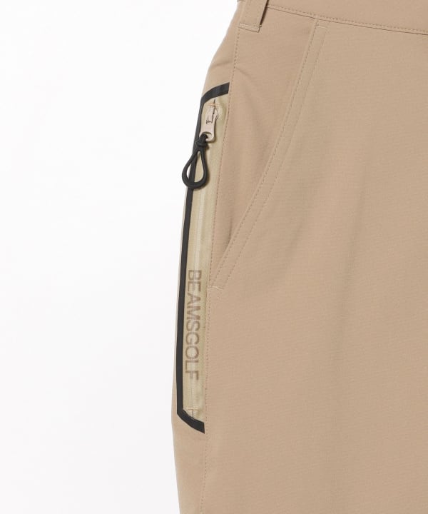 【BEAMS GOLF】サイドロゴジップポケット ストレッチゴルフパンツM BEAMS GOLF（ビームス ゴルフ）ORANGE LABEL / サイドロゴ