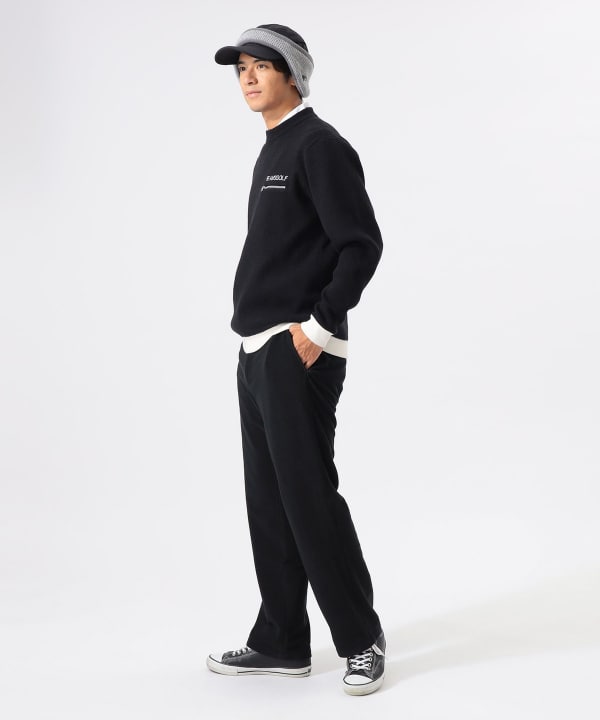 BEAMS GOLF コーデュロイパンツ ブラック BEAMS GOLF (BEAMS GOLF) [Special order] Gramicci / Stretch