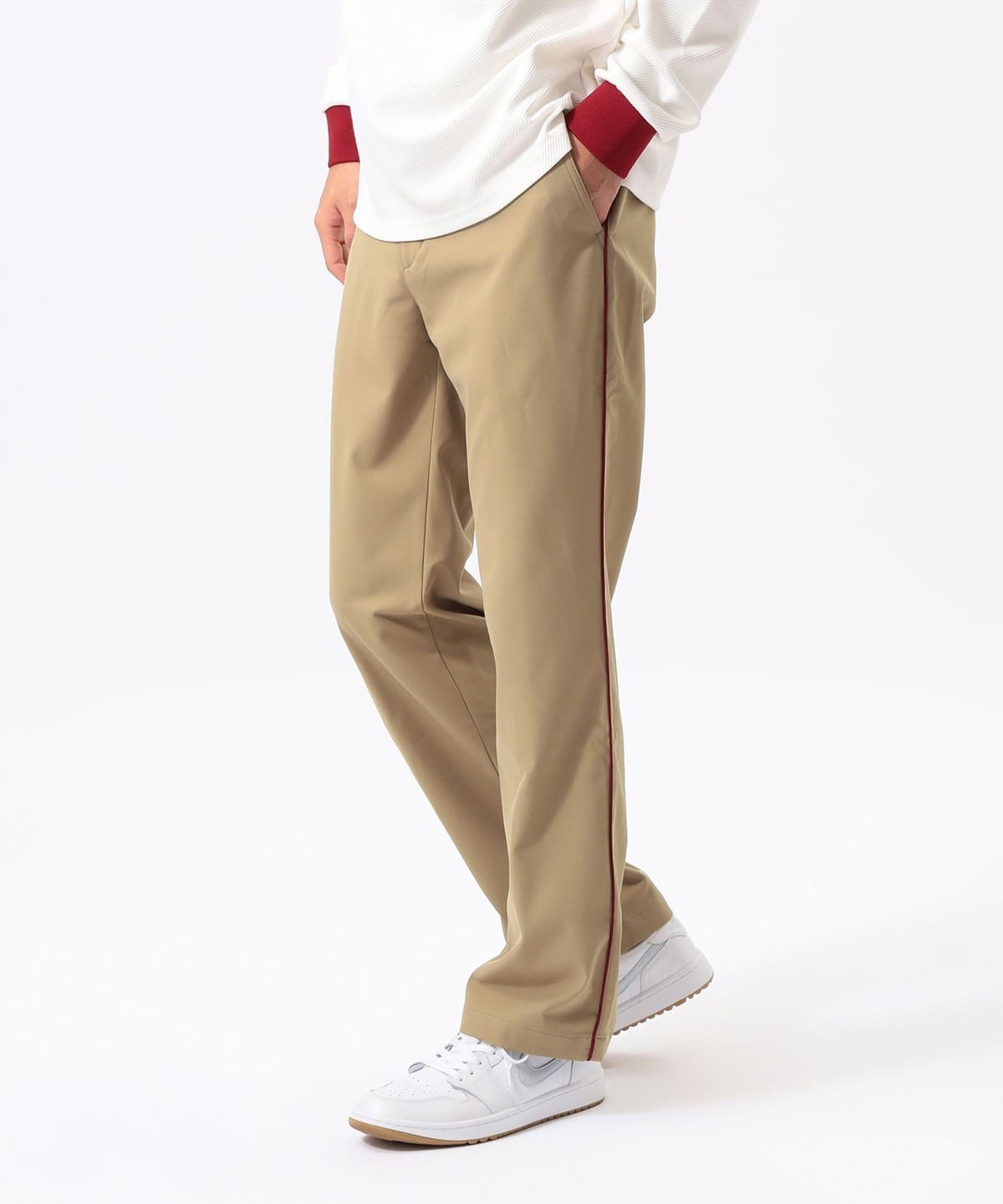【新品未使用】BEAMS GOLF ドライピケ パンツ Sサイズ BEAMS GOLF（ビームス ゴルフ）ORANGE LABEL / SOLOTEX サイドテープ