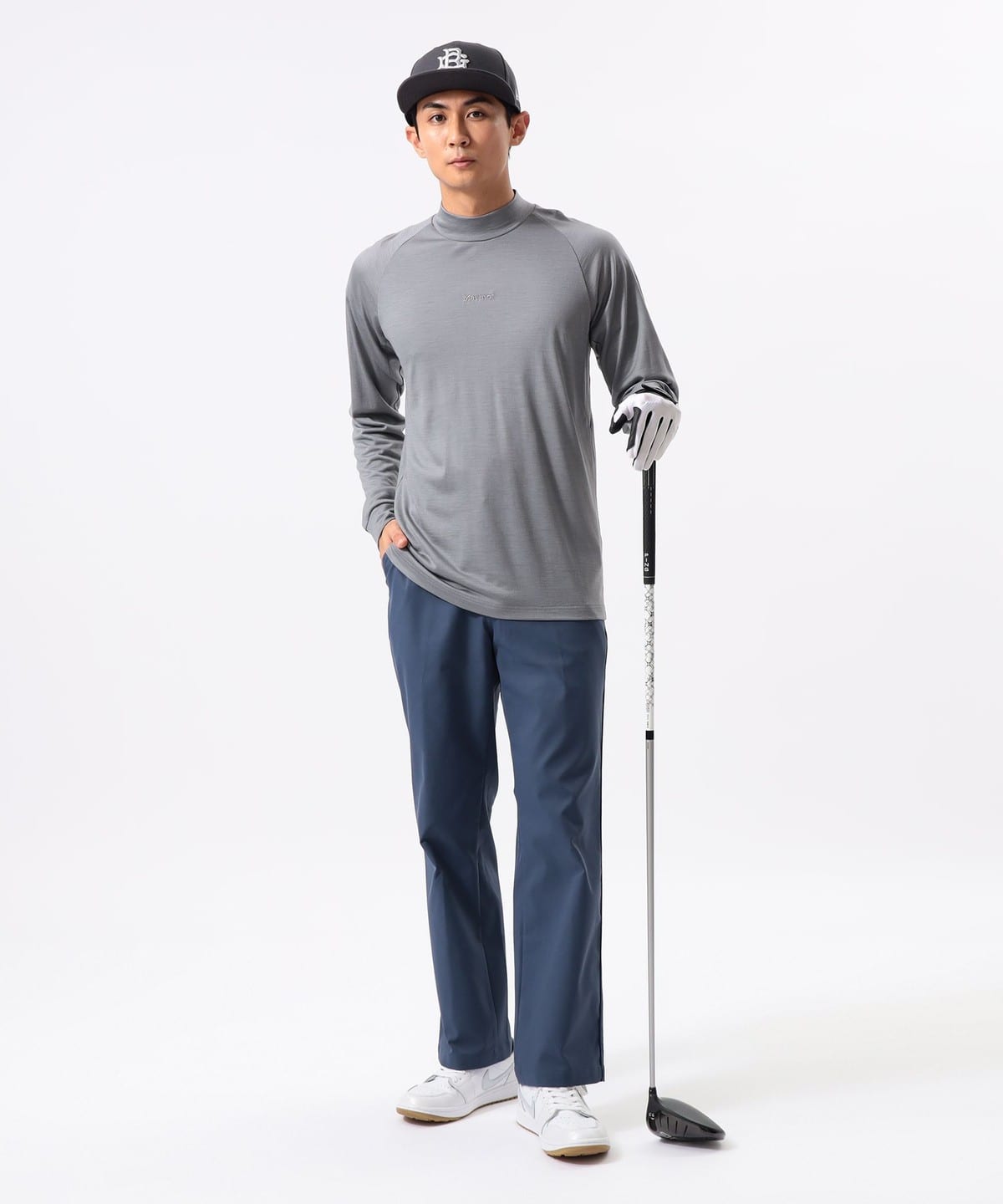 美品■BEAMS GOLF ビームスゴルフ サイドパネル ストレッチパンツ■Ｌ BEAMS GOLF（ビームス ゴルフ）ORANGE LABEL / SOLOTEX サイドテープ