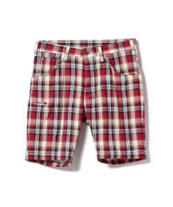 ▲Lee × BEAMS GOLF / Leens マドラスチェック ショーツ