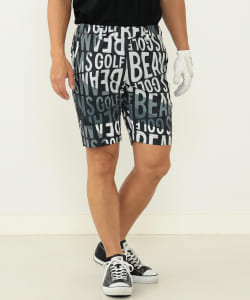 BEAMS GOLF ORANGE LABEL / ロゴ サイケ ショートパンツ
