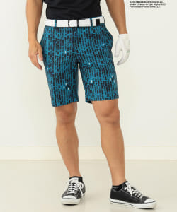〈MEN〉BEAMS GOLF ORANGE LABEL / 別注 WOODSTOCK ショートパンツ