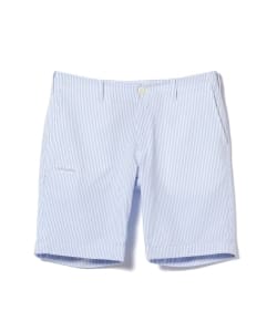 【吸水速乾】BEAMS GOLF ORANGE LABEL / シアサッカー ストライプ ショーツ