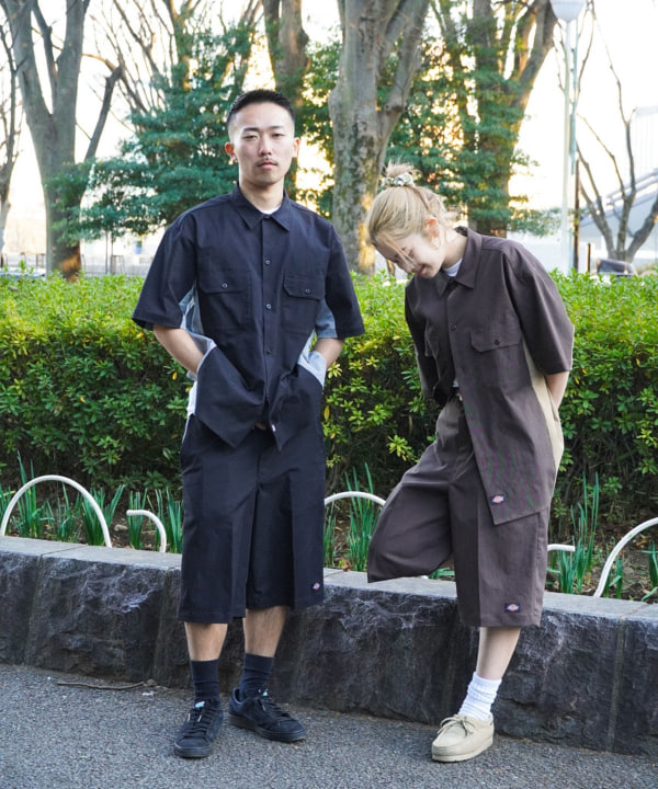 BEAMS GOLF（ビームス ゴルフ）【別注】Dickies / バイカラー ショート