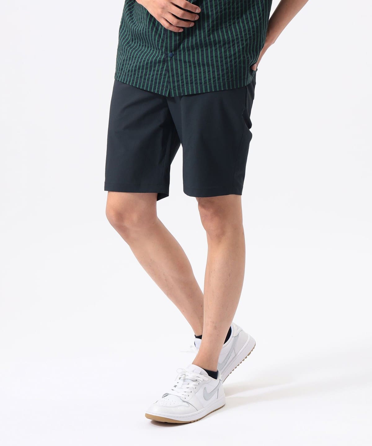 ⓂBEAMS GOLF（ビームス ゴルフ）ストレッチ カーゴショーツ BLACK BEAMS GOLF（ビームス ゴルフ）ORANGE LABEL / ストレッチ