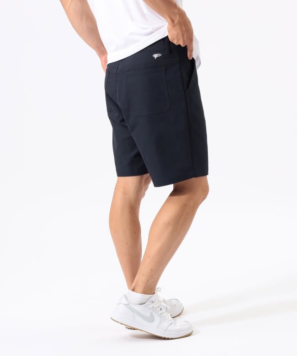 ORANGE LABEL / ソリッド ポケット ショートパンツ（接触冷感） Model : H:185 B:93 W:72 H:92  Size：L