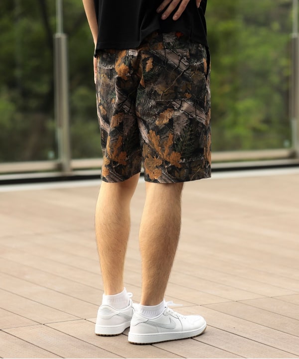 ORANGE LABEL / ツリーカモ ポケット ショートパンツ（接触冷感） Model：H182cm Size：L