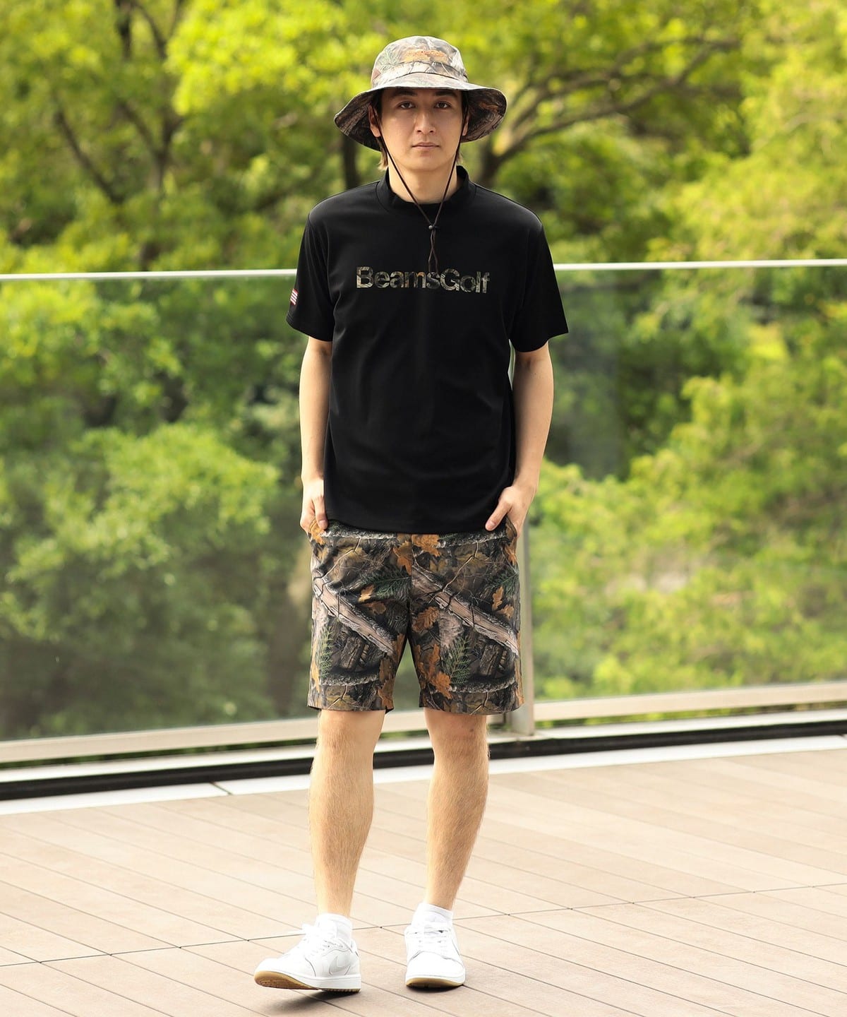 BEAMSGOLF ショートパンツ BEAMS GOLF（ビームス ゴルフ）ORANGE LABEL / ツリーカモ ポケット