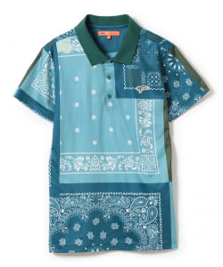 〈WOMEN〉 ORANGE LABEL / バンダナプリント ポロシャツ