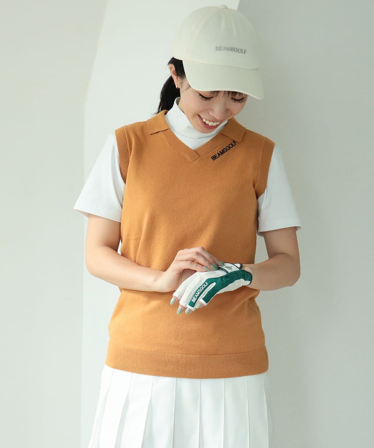 ORANGE LABEL / ノースリーブ ニット ポロシャツ シャツ・ブラウス WOMEN MUSTARD L ORANGE LABEL / ノースリーブ ニット ポロシャツ シャツ・ブラウス WOMEN MUSTARD L