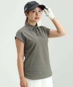 【TIME SALE商品】BEAMS GOLF ORANGE LABEL / 女裝 法式袖 POLO衫