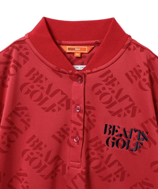 BEAMS GOLF（ビームス ゴルフ）〈WOMEN〉 ORANGE LABEL / サークルロゴ ジャカードポロシャツ（シャツ・ブラウス  ポロシャツ）通販｜BEAMS