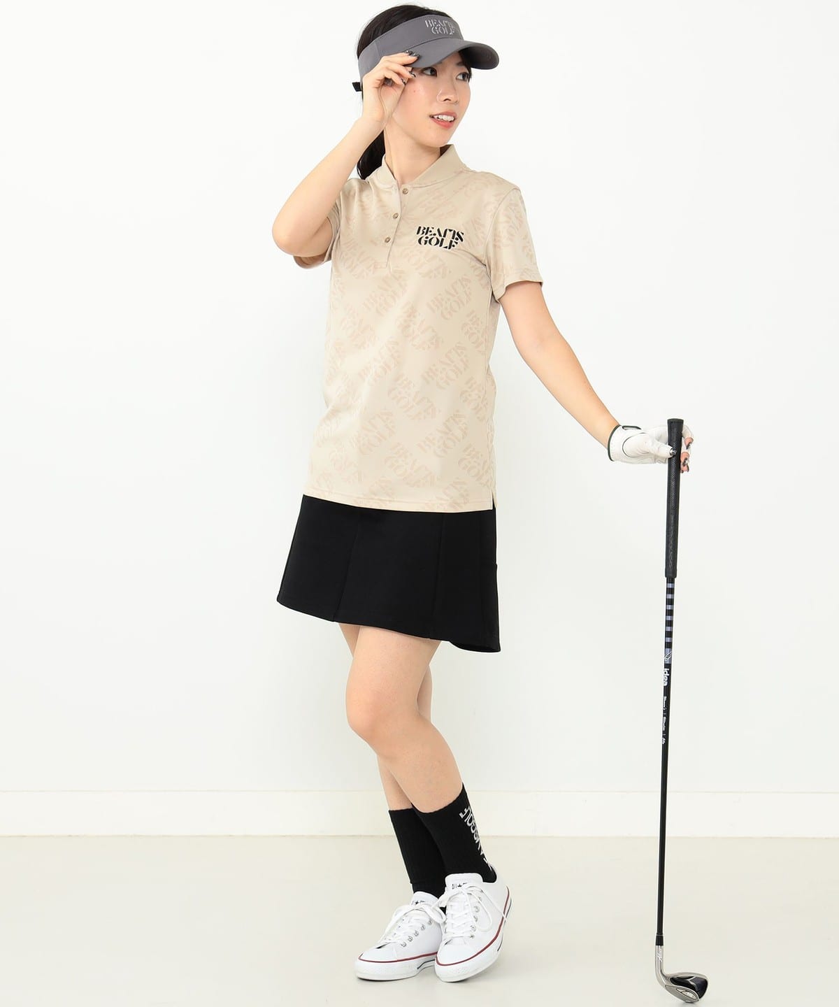 BEAMS GOLF（ビームス ゴルフ）〈WOMEN〉 ORANGE LABEL / サークルロゴ ジャカードポロシャツ（シャツ・ブラウス  ポロシャツ）通販｜BEAMS