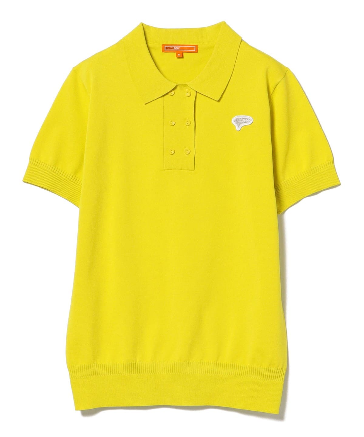 ORANGE LABEL / ダブルボタン ニット ポロシャツ シャツ・ブラウス WOMEN LT YELLOW S ORANGE LABEL / ダブルボタン ニット ポロシャツ シャツ・ブラウス WOMEN LT YELLOW S