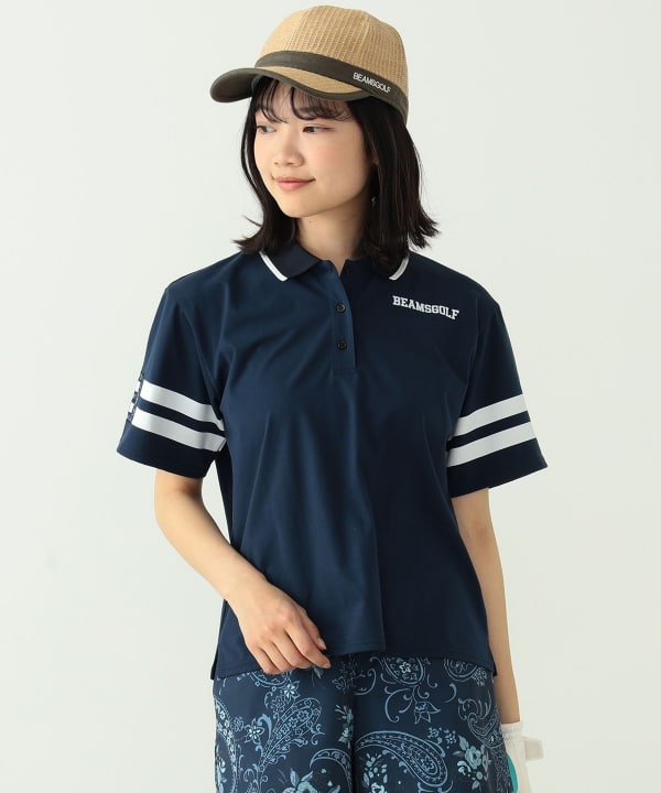 BEAMS GOLF（ビームス ゴルフ）ORANGE LABEL / ワッペンロゴ ポロシャツ（シャツ・ブラウス ポロシャツ）通販｜BEAMS