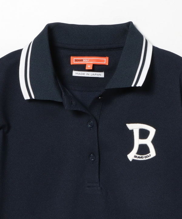 BEAMS GOLF（ビームス ゴルフ）ORANGE LABEL / Bマーク リブライン ポロシャツ（シャツ・ブラウス ポロシャツ）通販｜BEAMS