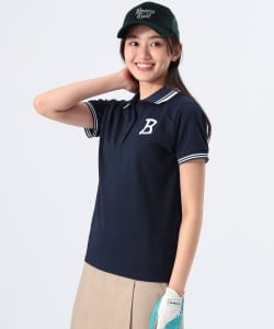 BEAMS GOLF ORANGE LABEL / 女裝 B字 LOGO POLO衫