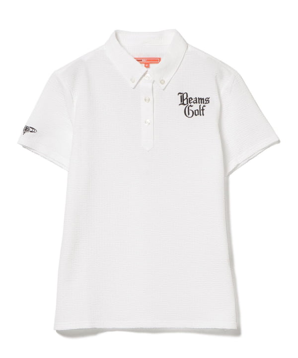 BEAMS GOLF（ビームス ゴルフ）ORANGE LABEL / クールマックス（Ｒ）サッカー ストライプ ポロシャツ（シャツ・ブラウス  ポロシャツ）通販｜BEAMS