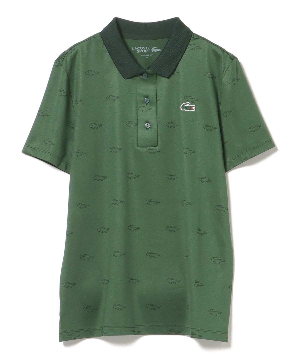 LACOSTE ラコステ / ロベール・ジョルジュ ウルトラドライ ポロシャツ シャツ・ブラウス WOMEN GREEN 36 LACOSTE ラコステ / ロベール・ジョルジュ ウルトラドライ ポロシャツ シャツ・ブラウス WOMEN GREEN 36