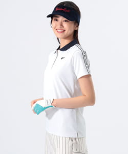 BEAMS GOLF ORANGE LABEL / 女裝 LOGO 滾邊 POLO衫