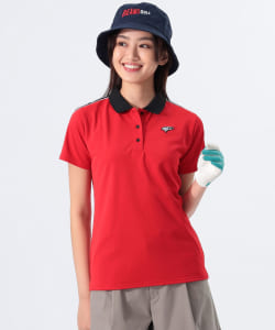 BEAMS GOLF ORANGE LABEL / 女裝 LOGO 滾邊 POLO衫