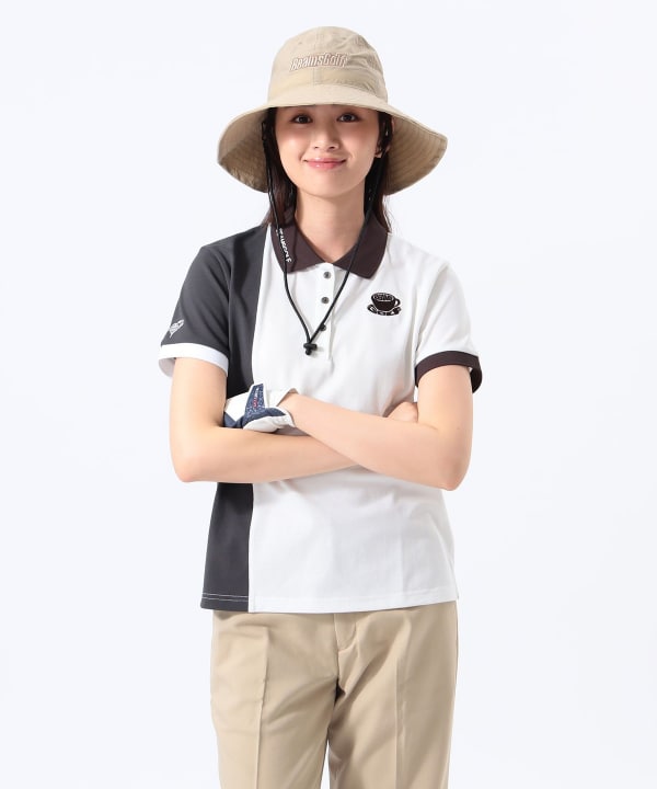 BEAMS - 【未使用】BEAMS GOLF レディース トライ バイカラー