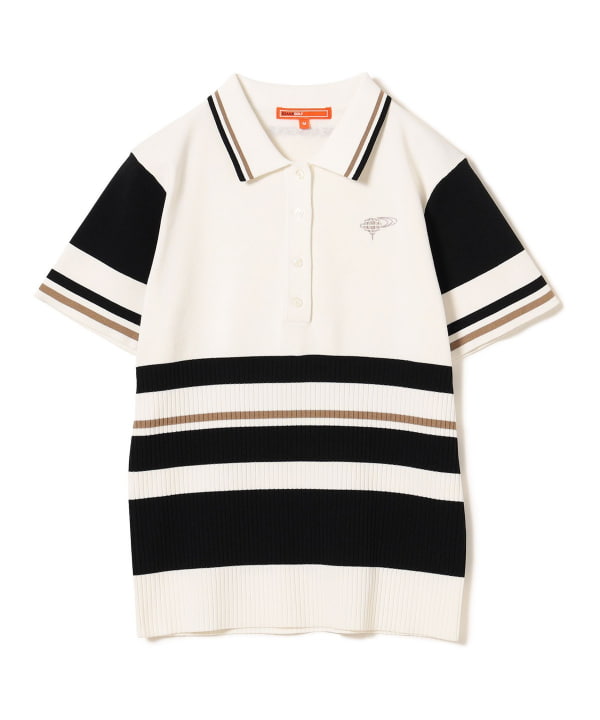 BEAMS GOLF（ビームス ゴルフ）ORANGE LABEL / ボーダー ポロ襟