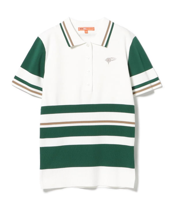 BEAMS GOLF（ビームス ゴルフ）ORANGE LABEL / ボーダー ポロ襟